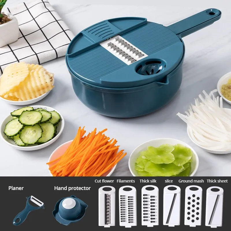 Manually Cut Shred Grater Salad Vegetable Chopper Carrots