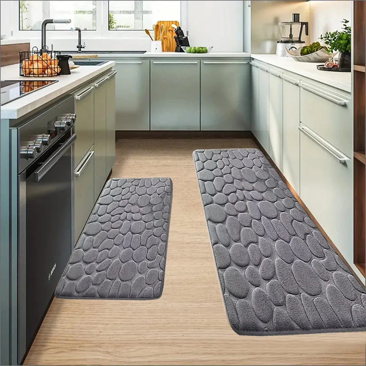Large size kitchen carpet non slip absorbent kitchen floor