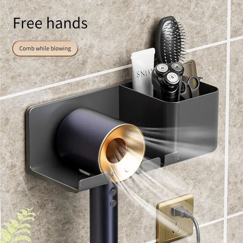 Hair Dryer Holder Wall Dryer Cradle Straightener Stand Hairdryer