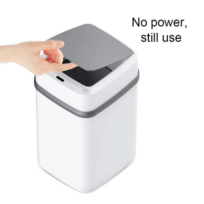 Kitchen Trash Bin 13L Bathroom Touch Trash Can In The Toilet